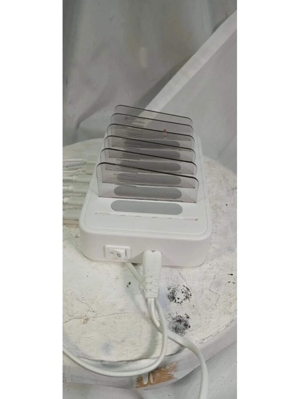 100W 8-Port USB Charging Station Hub Type-C PD QC3.0 Fast Charger Multi Device